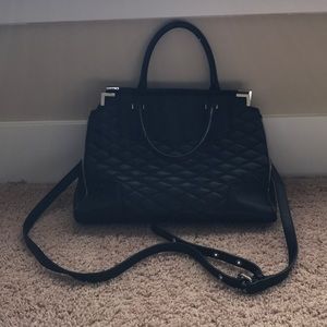 Black Leather Purse